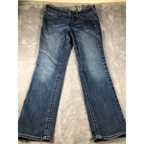 Ariat real denim women’s jeans size 33r - Picture 1 of 3
